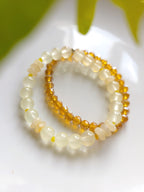 Set of two sunny neutral bracelets