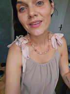 Dreamy light pink necklace