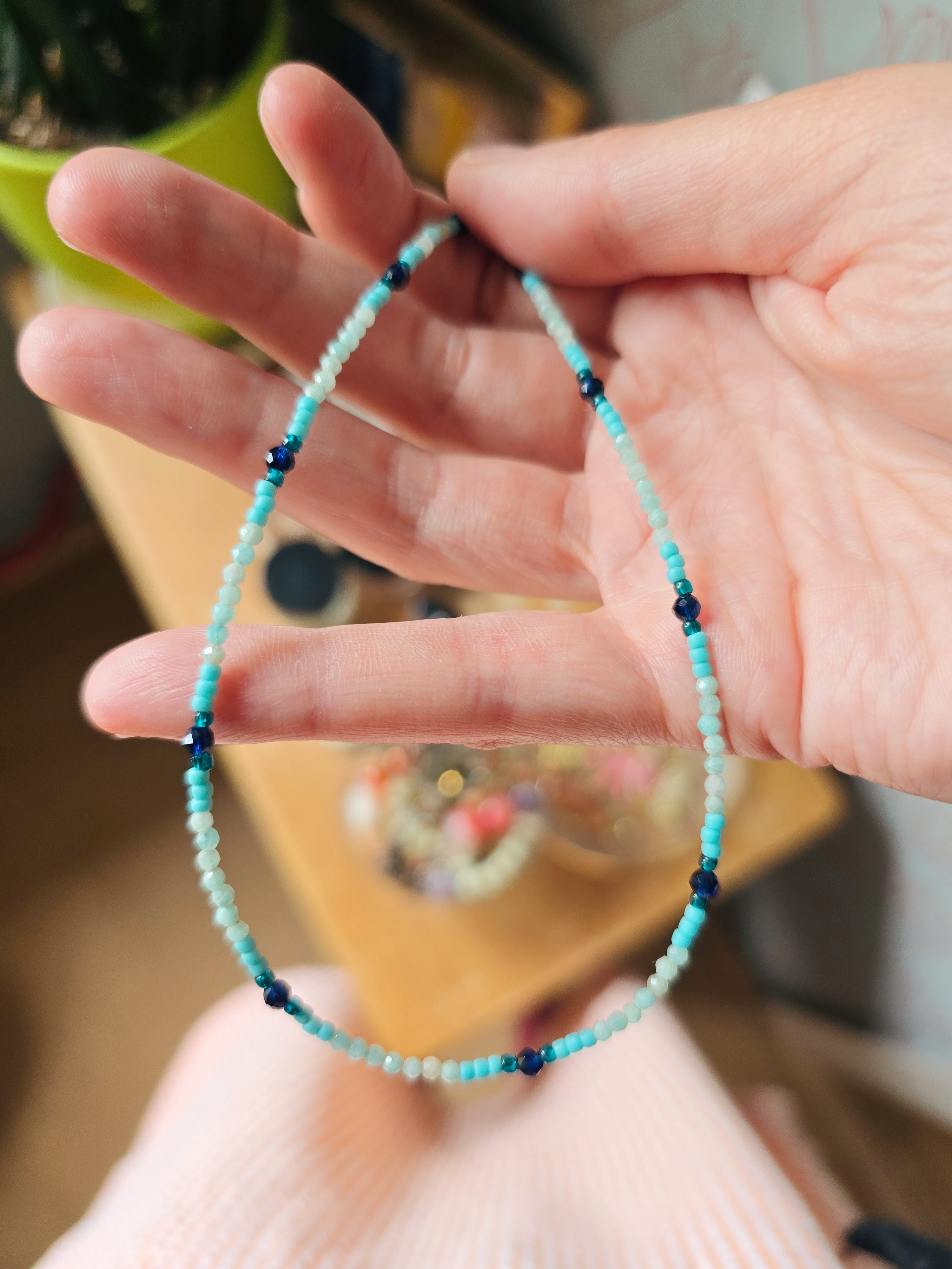Blue lagoon necklace